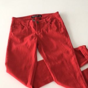 Red jeans